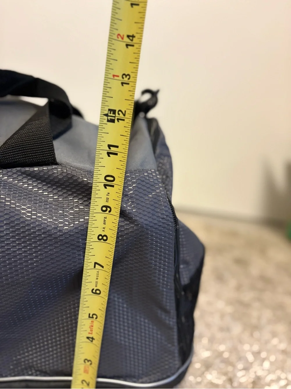 adidas team speed Gray Duffel Bag